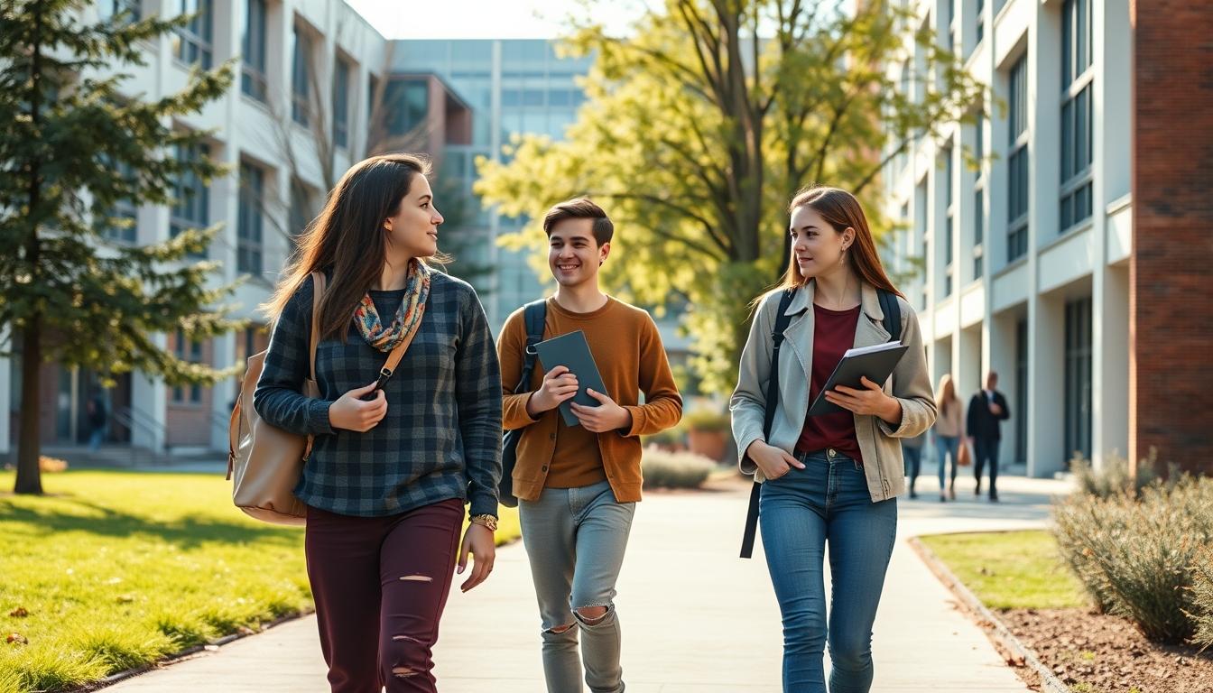 University campus and academic environment in Paris